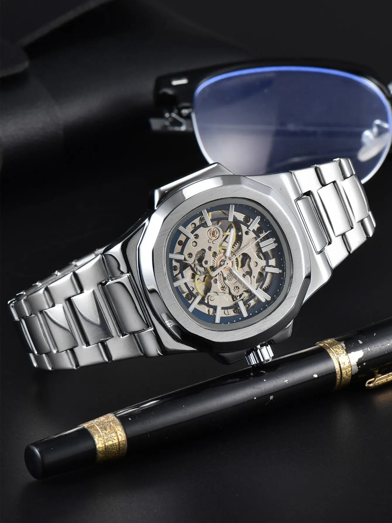 Montre Skeleton Life Hearts