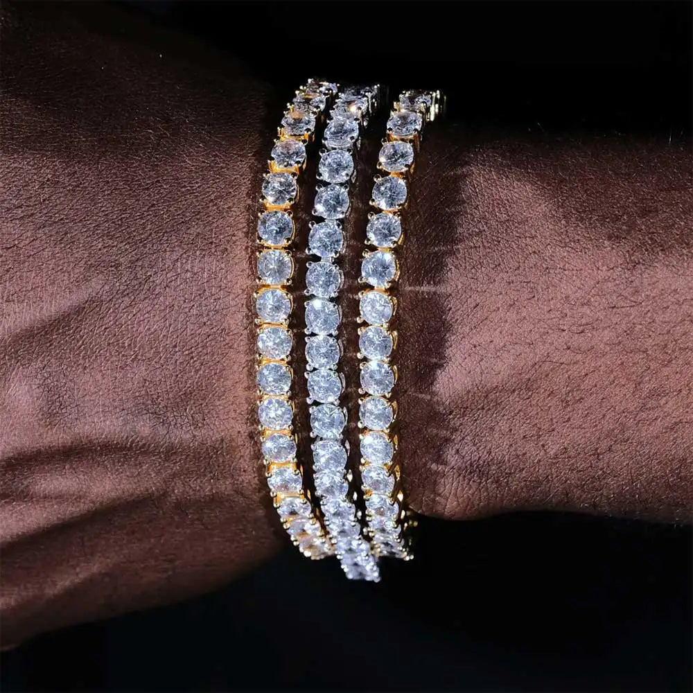 pack collier +bracelet Frosted VVS