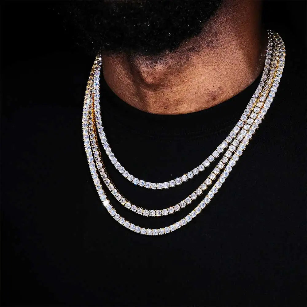 pack collier +bracelet Frosted VVS