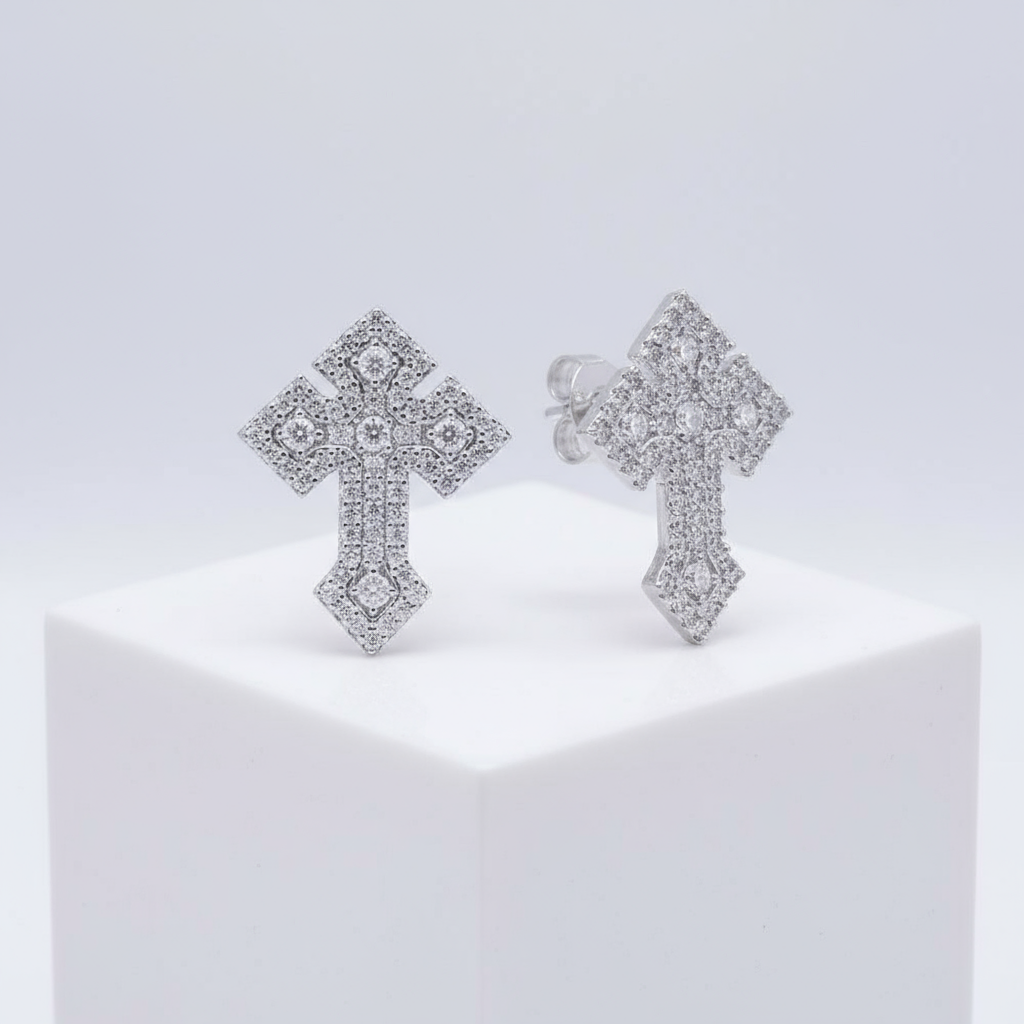 Boucle d'oreille Divine Cross