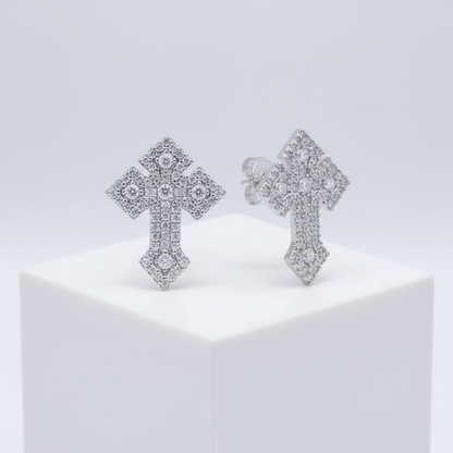 Boucle d'oreille Divine Cross