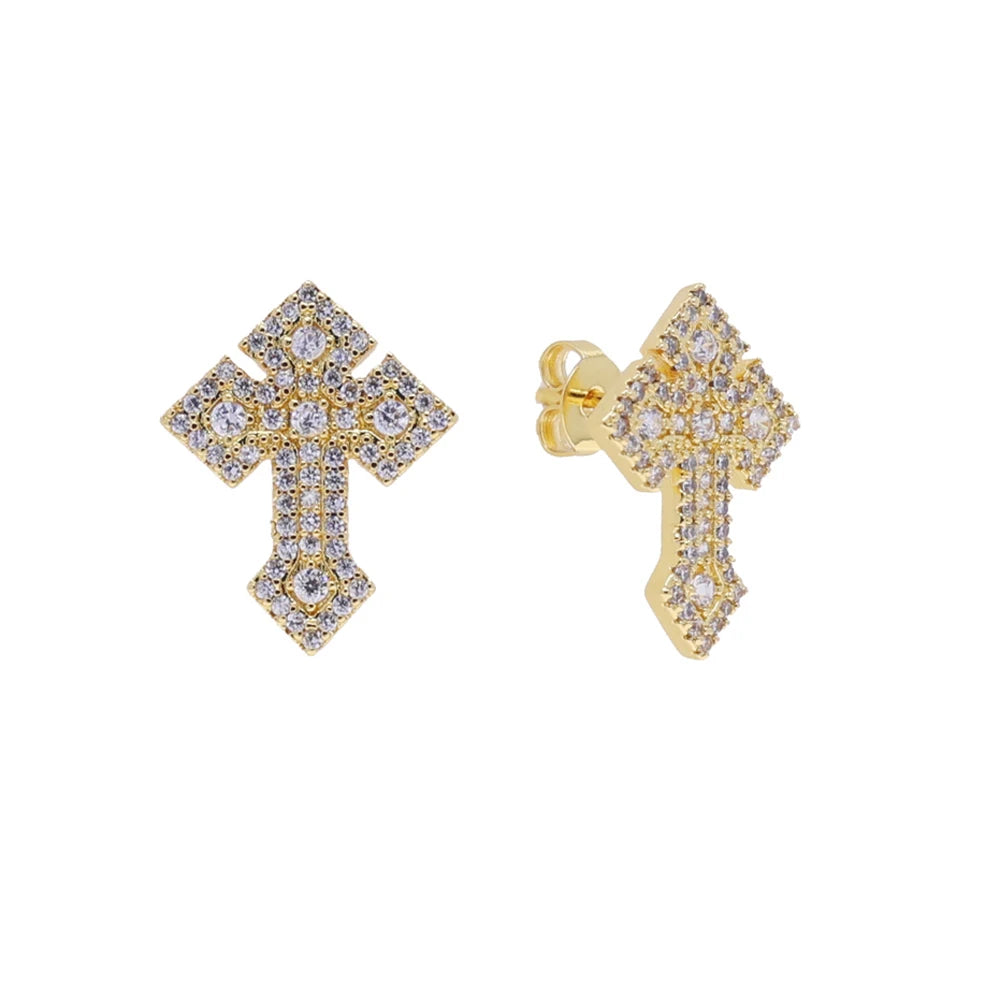 Boucle d'oreille Divine Cross