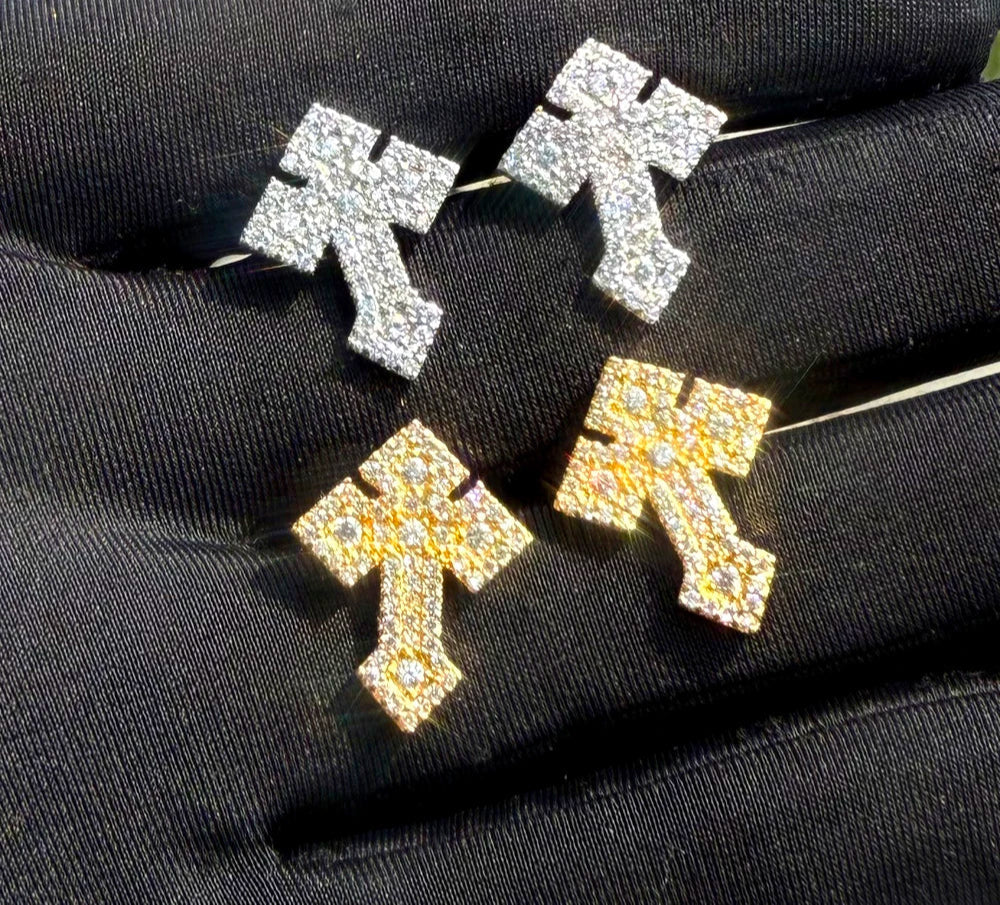 Boucle d'oreille Divine Cross