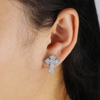 Boucle d'oreille Divine Cross