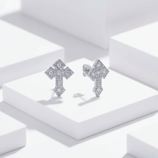 Boucle d'oreille Divine Cross