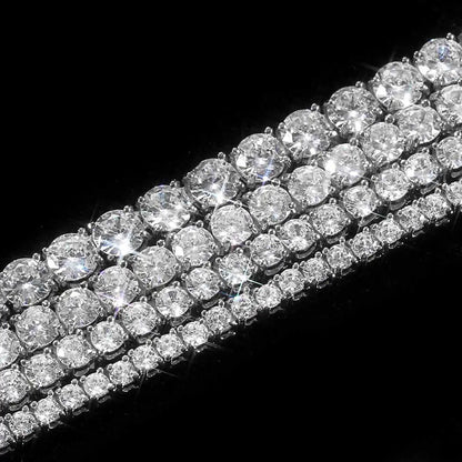 pack collier +bracelet Frosted VVS
